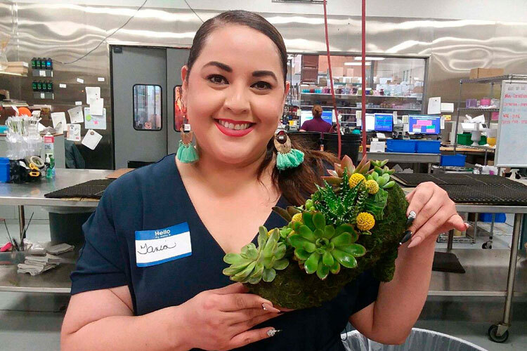 Wine & Design: Kokedama Succulent Ball