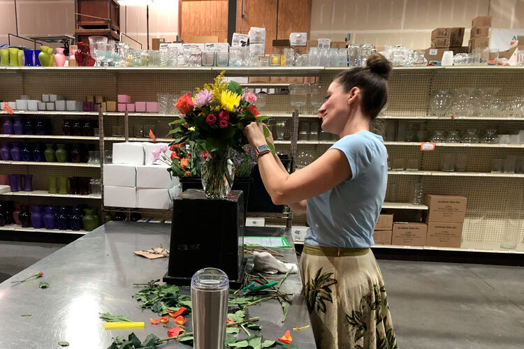 Wine & Design: Floral Basics Class