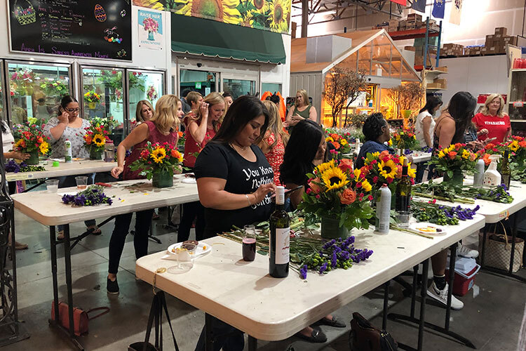 Wine & Design Floral Basics Design Class