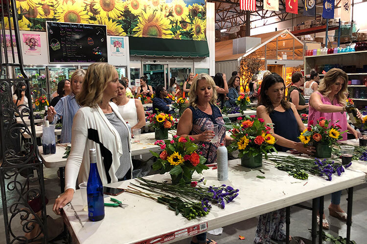 Wine & Design Floral Basics Design Class