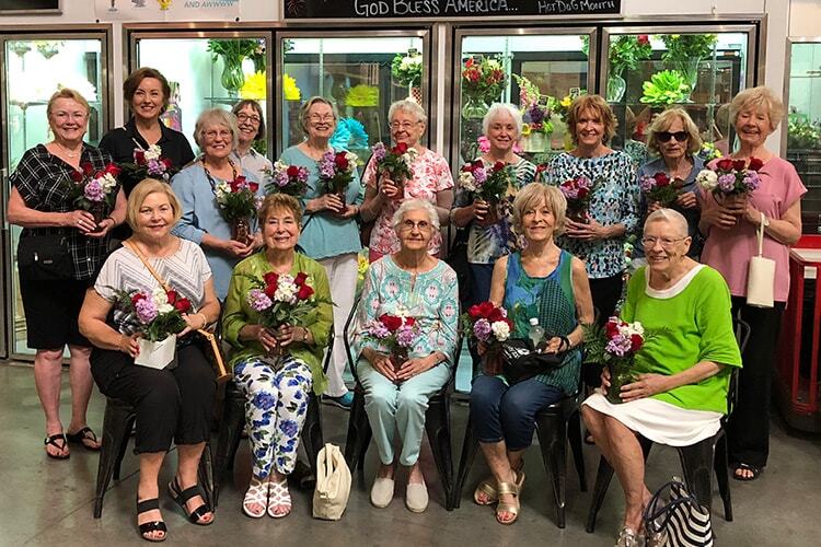 The ladies of Maravilla Senior Living