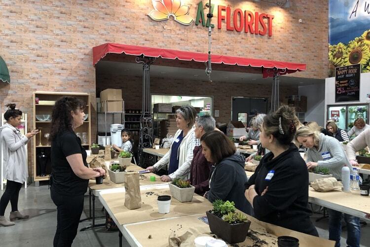 Succulent Dish Garden Design Class Recap
