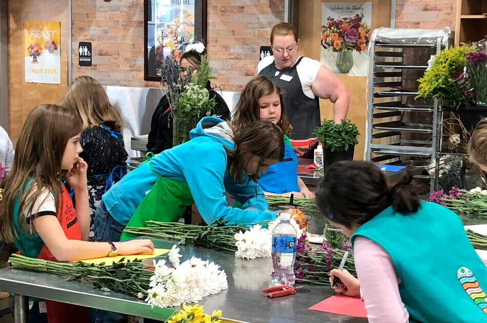 Girl Scouts Flower Badge Workshop