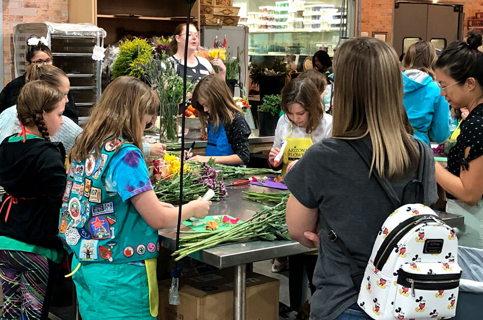 Girl Scouts Flower Badge Workshop