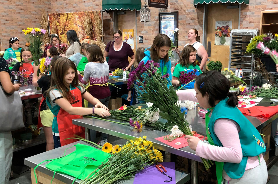 Girl Scouts Flower Badge Workshop