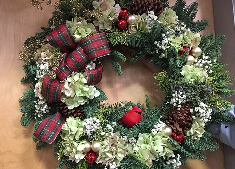 Holiday Wreath Design Class Recap