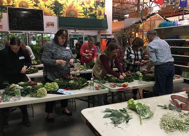 Holiday Wreath Design Class Recap