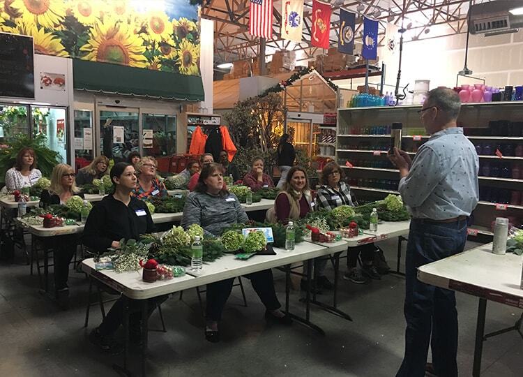 Holiday Wreath Design Class Recap